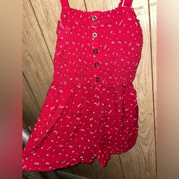 NWOT Hollister Floral Smocked Romper - Picture 2 of 9